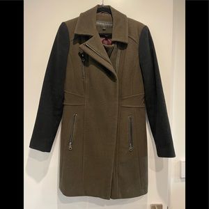 Marc New York Black and Olive Wool Coat 🧥